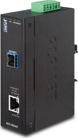 Konwerter światłowodowy Planet Media konwerter Planet IXT-705AT 10GB RJ45->10GB R SFP+ Przemysłowy