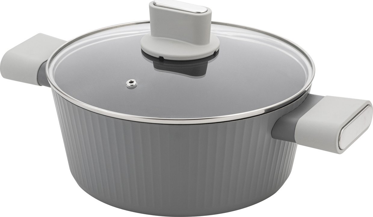 Florina Garnek aluminiowy z pokrywką Florina Serrano 24 cm 3,7 l