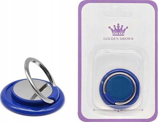 Vega UCHWYT TELEFONU STOJAK PREMIUM UNIWERSALNY NIEBIESKI RING HOLDER>