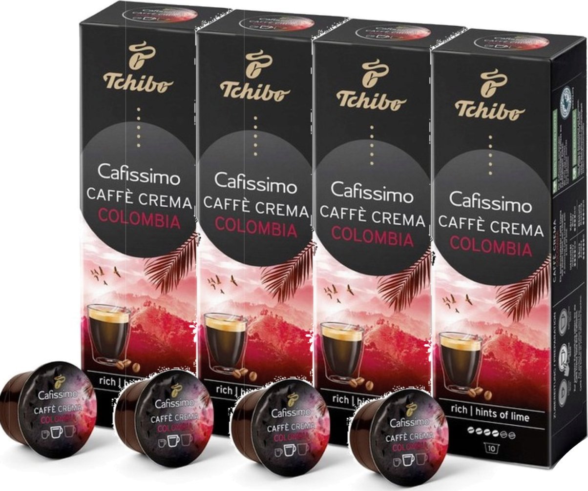 Tchibo Kapsułki Cafissimo Caffe Crema Colombia Rich 4x10 szt.