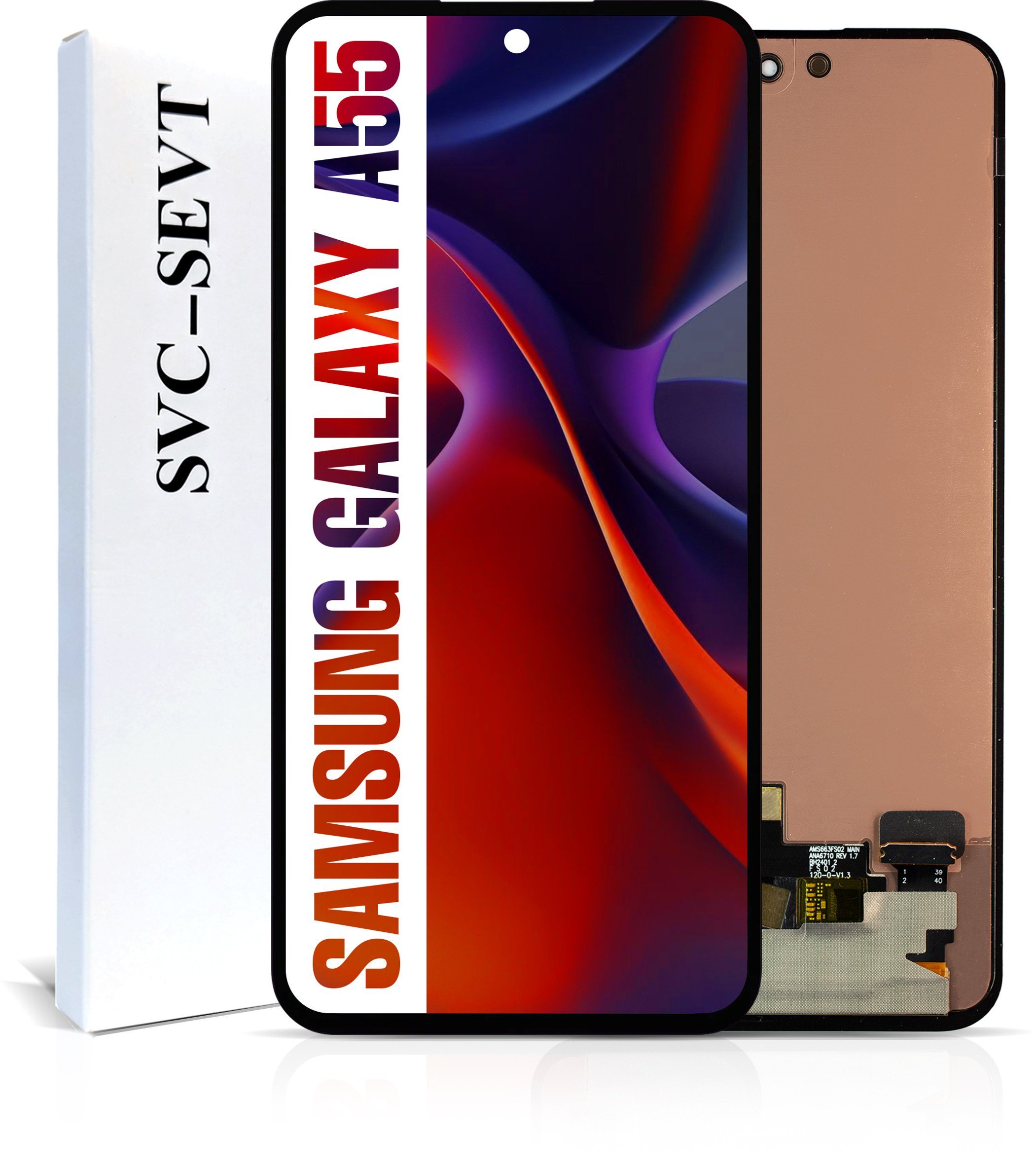 Bateria Zila Wyświetlacz do Samsung Galaxy A55 Ekran LCD Oryginał SM-A556V (5904858346448)