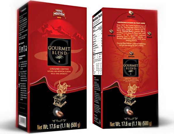 Trung Nguyen Kawa mielona Gourmet Blend 500g - Trung Nguyen uniwersalny