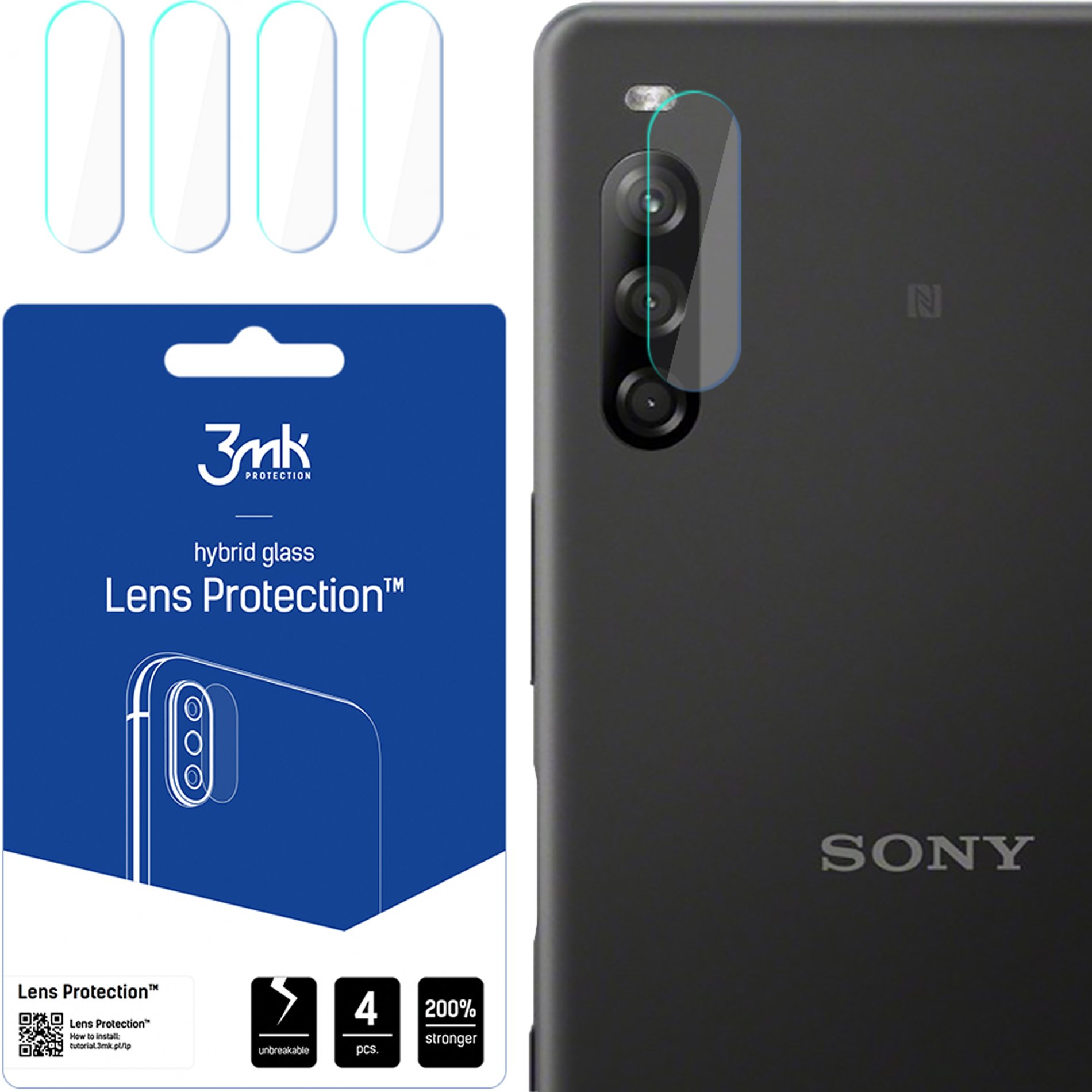 SONY XPERIA L4 - 3MK LENS PROTECTION