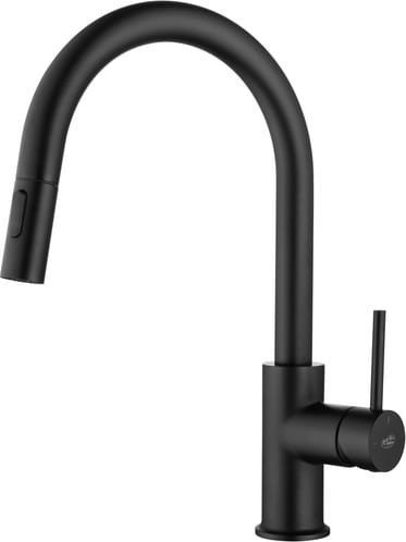 Bateria kuchenna Blue Water Plaza Plus stojąca czarna matowa (BW-5901730616569)