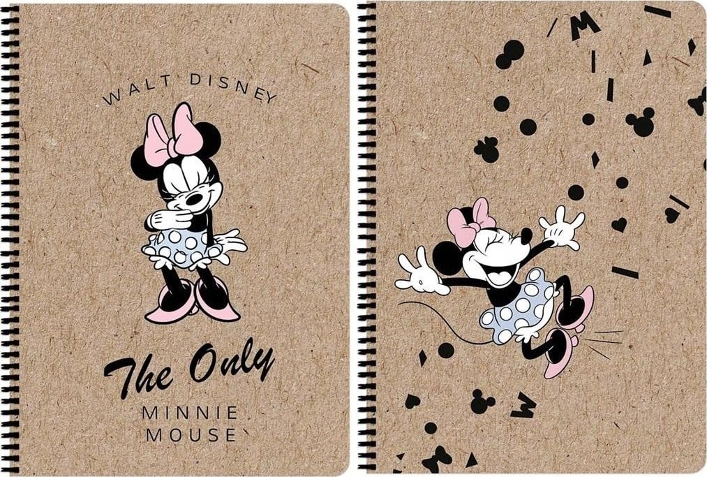 Teka Kołozeszyt A4/80K kratka Minnie Mouse Kraft