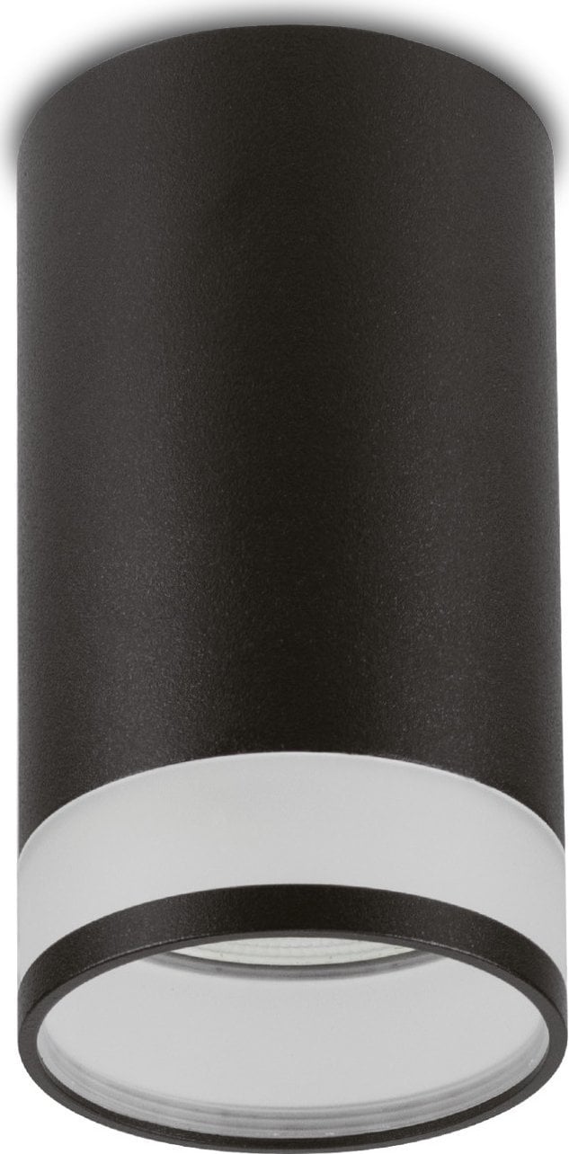 Oprawa natynkowa / tuba Maclean, punktowa, okrągła, aluminiowa, GU10, 55x105mm, kolor czarny, MCE361 B