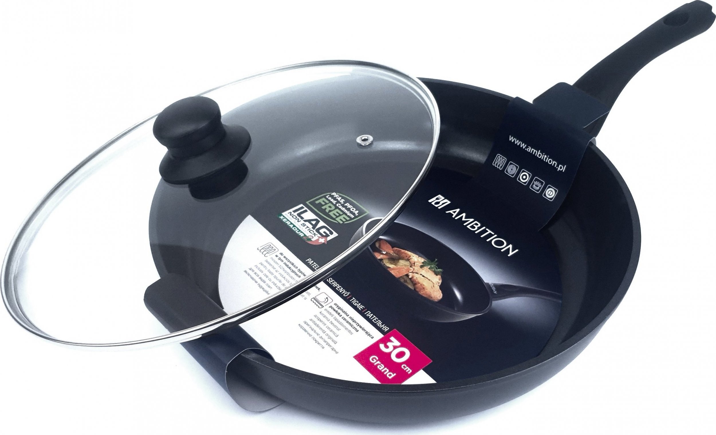 Patelnia Ambition ILAG 30cm 2szt.