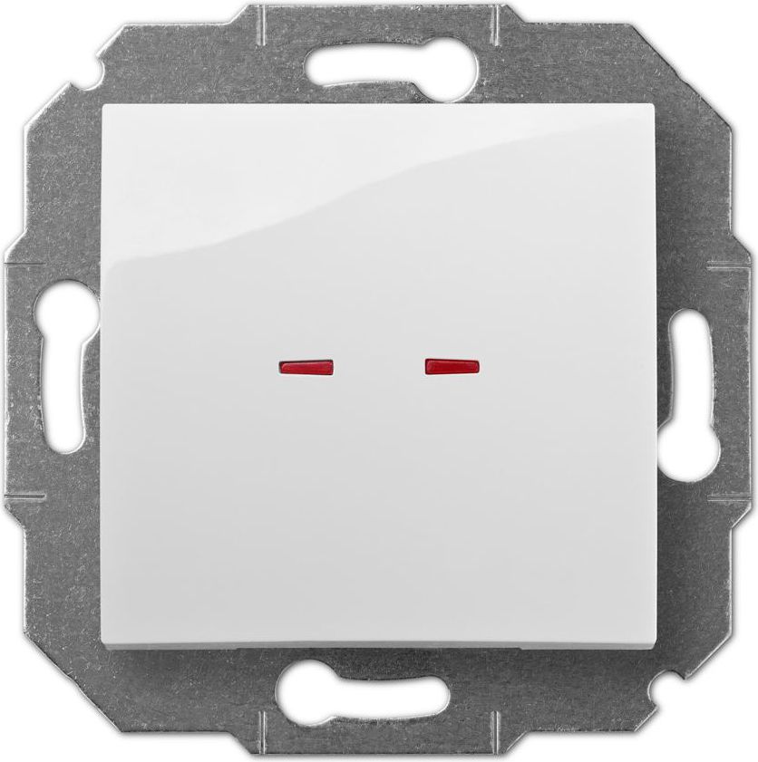 Elektro-Plast Łącznik pojedynczy Carla z podświetleniem biały (1723-10)