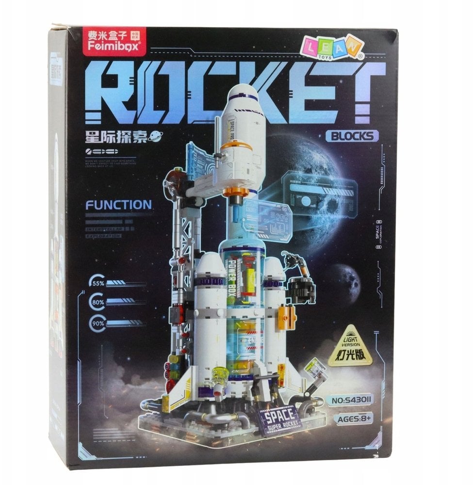 Klocki Konstrukcyjne Rakieta Stacja Kosmiczna 815 el.