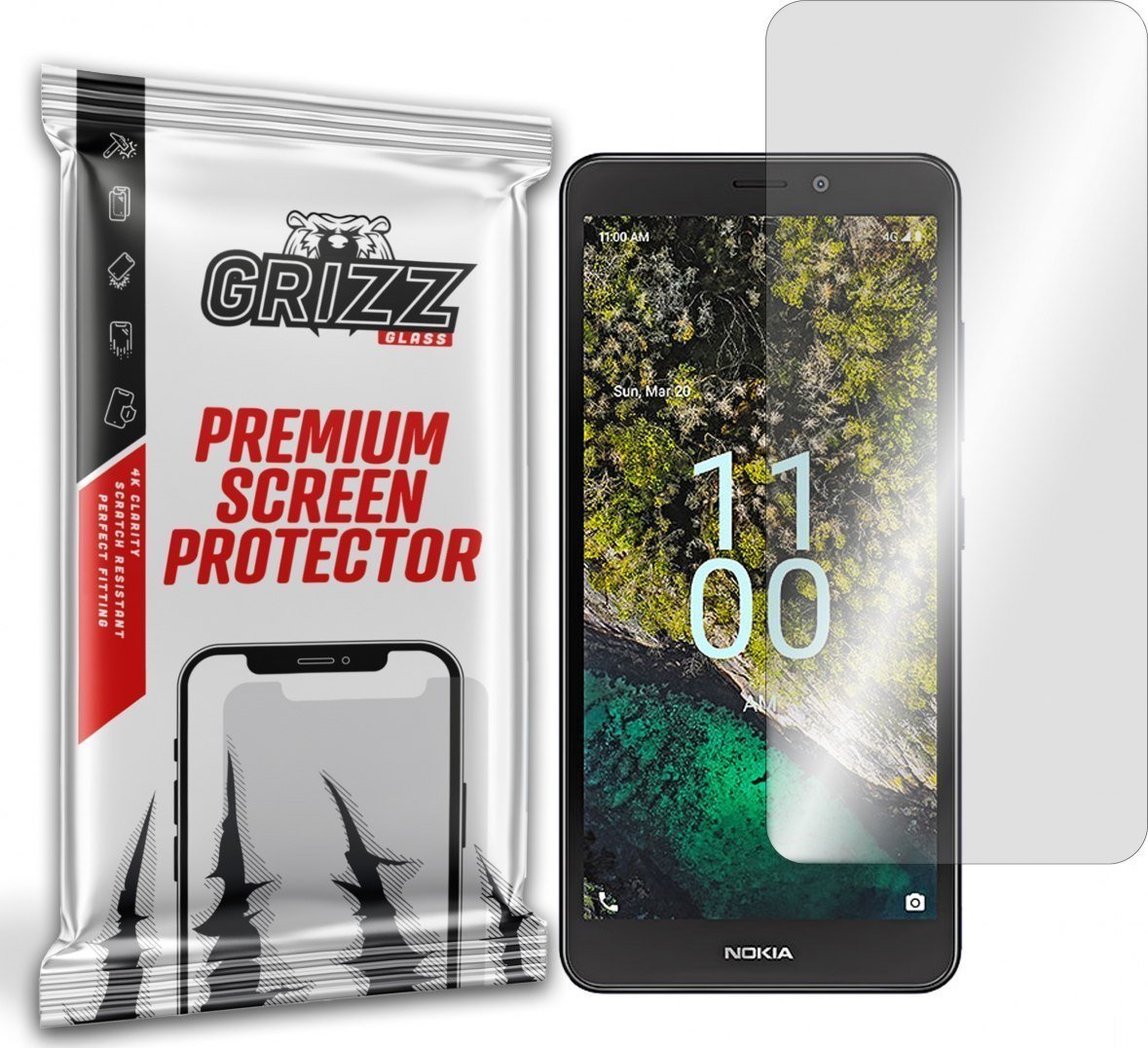 GrizzGlass Folia hydrożelowa Grizz Nokia C100