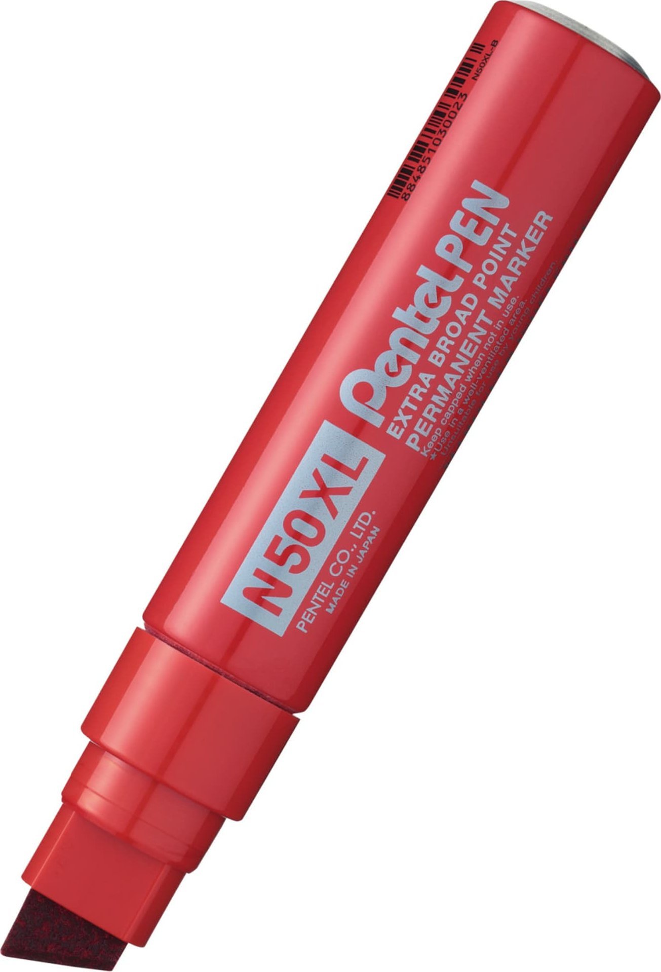 Pentel Marker permanentny Pentel Pen N50XL czerwony, CZERWONY