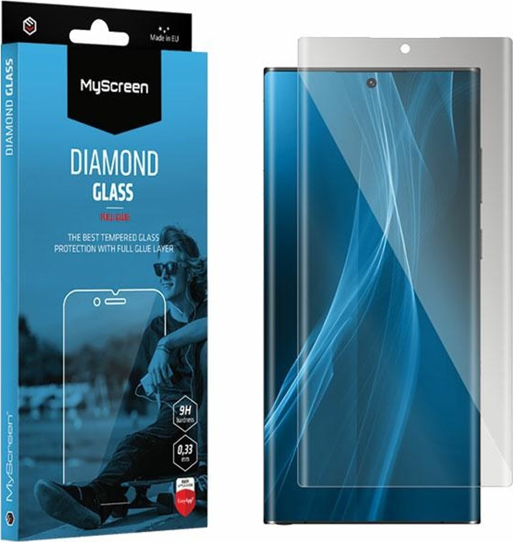 MyScreen Protector Szkło hartowane MyScreen Diamond Glass Edge 3D Motorola Moto Edge 40 Pro 5G/Edge 40 czarny/black
