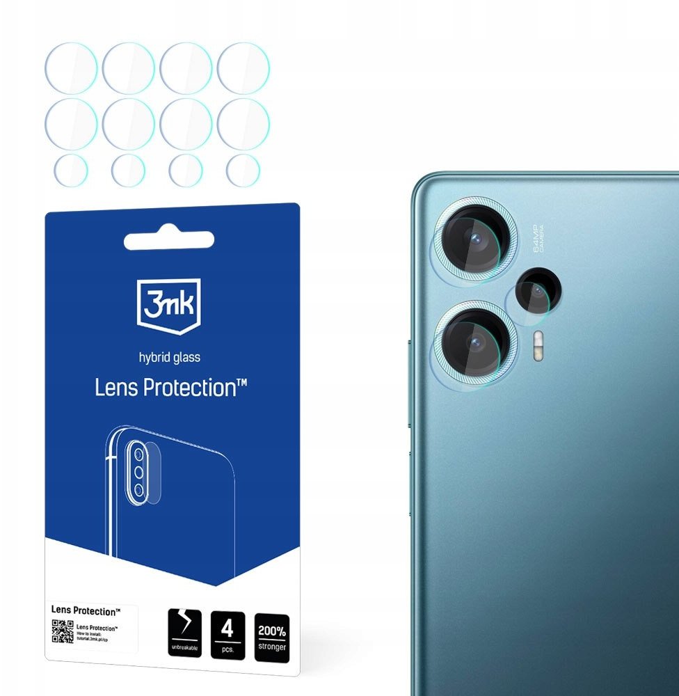 Szkło hybrydowe 3MK do Xiaomi POCOPHONE F5 12 szt.