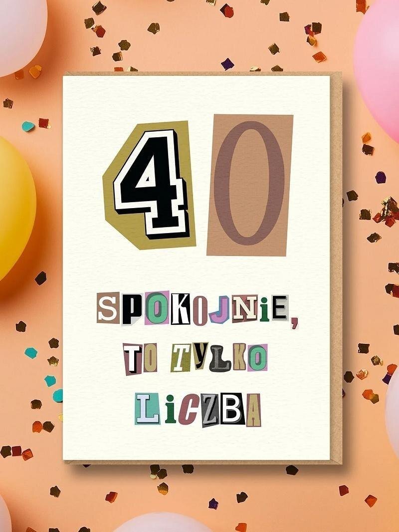 Karnet Urodziny 40
