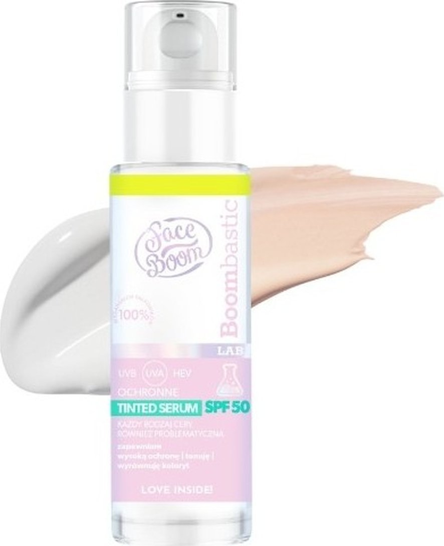 Body Boom FaceBoom Boombastic lab Tinted ochronne serum SPF 50 30ml