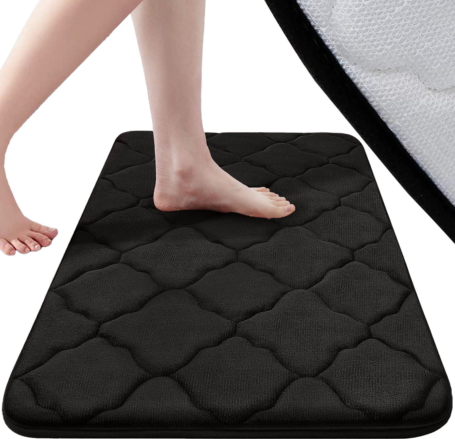 Logit Dywanik łazienkowy 51x40cm czarny (5905370212464)