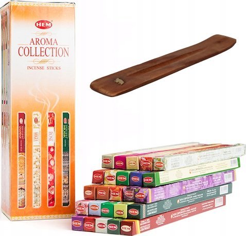 HEM ZESTAW 200SZT KADZIDEŁKA kadzidła HEM MIX + GRATIS