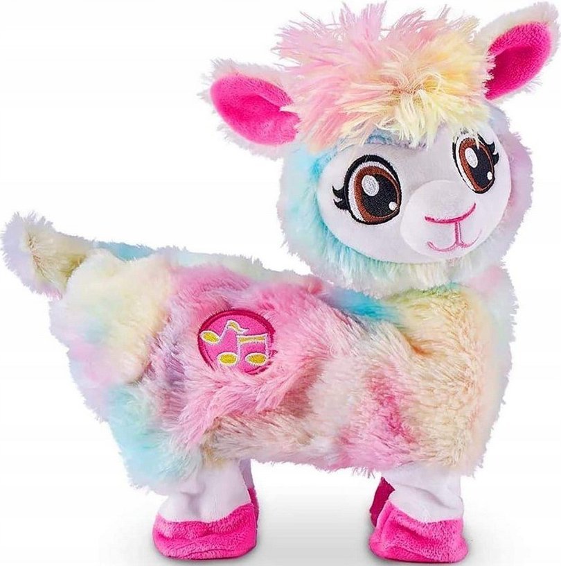 ZURU PETS Roztańczony Pluszowa Tęczowa Lama