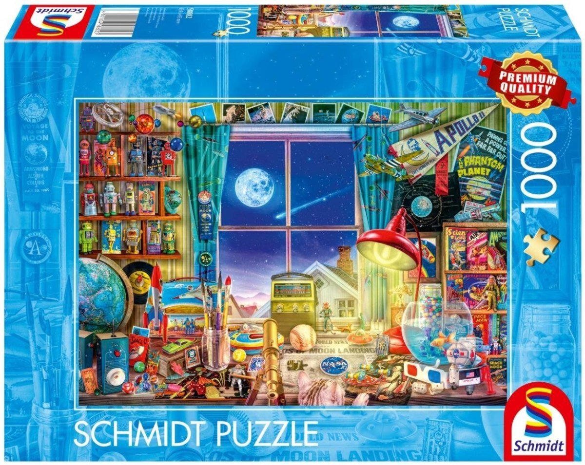 Schmidt Spiele Puzzle PQ 1000 On the way to the moon