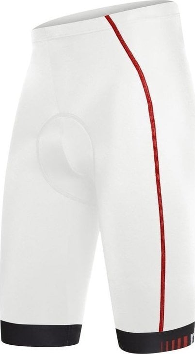 Spodenki rowerowe zeroRH+ Prime white-black-red - XL