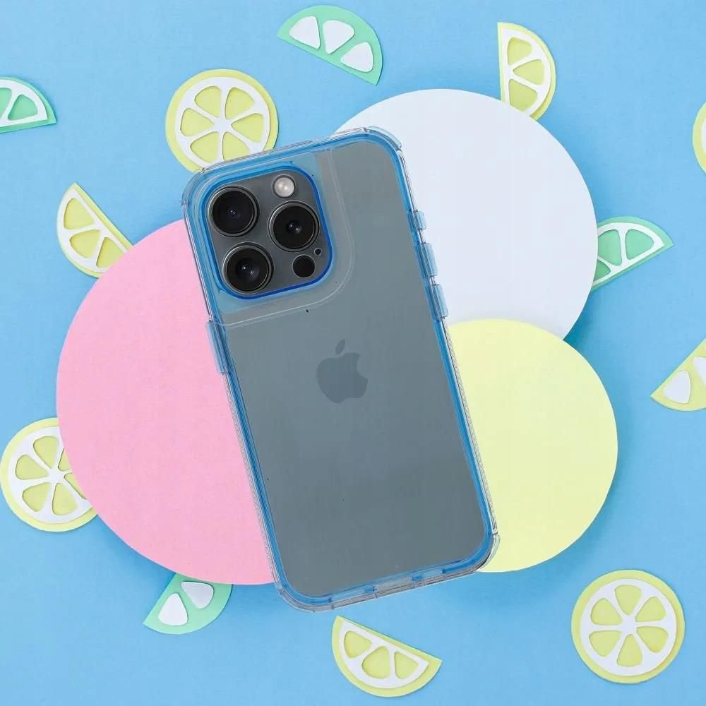 Futerał MATRIX CLEAR do IPHONE 16e (SE 4 2025) niebieski