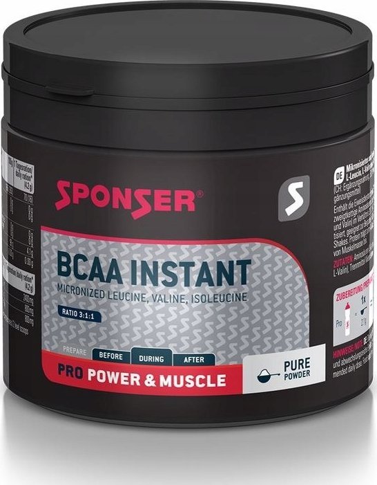 Sponser Aminokwasy SPONSER BCAA INSTANT puszka 200g (NEW)