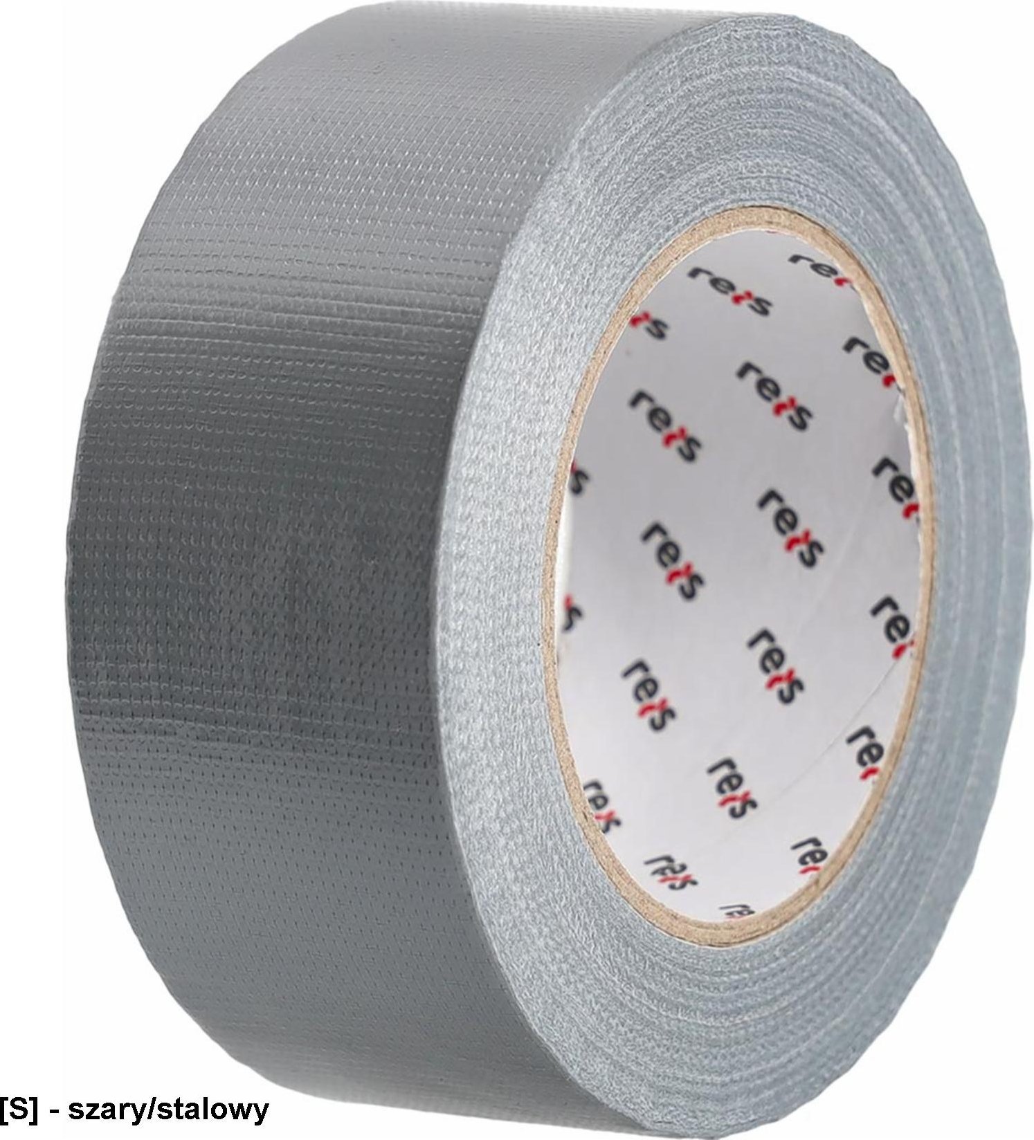 R.E.I.S. TASO-DCT - Taśma samoprzylepna 100% polietylen + gaza - szary/stalowy