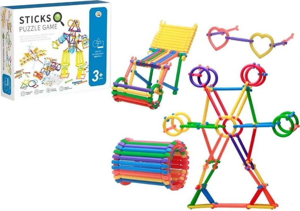 Pro Kids Układanka Buduj z patyczków
