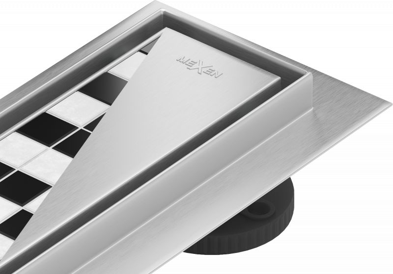 Mexen Mexen Flat 360 M13 odpływ liniowy obrotowy 2w1 70 cm chrom - 1010070-40