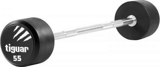 Tiguar Barbell prosty tiguar PU 55 kg TI-WPBPU055, Rozmiar: N/A