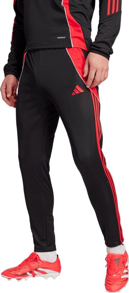 Spodnie męskie adidas Tiro 24 Slim Training czarno-czerwone JP2489 S