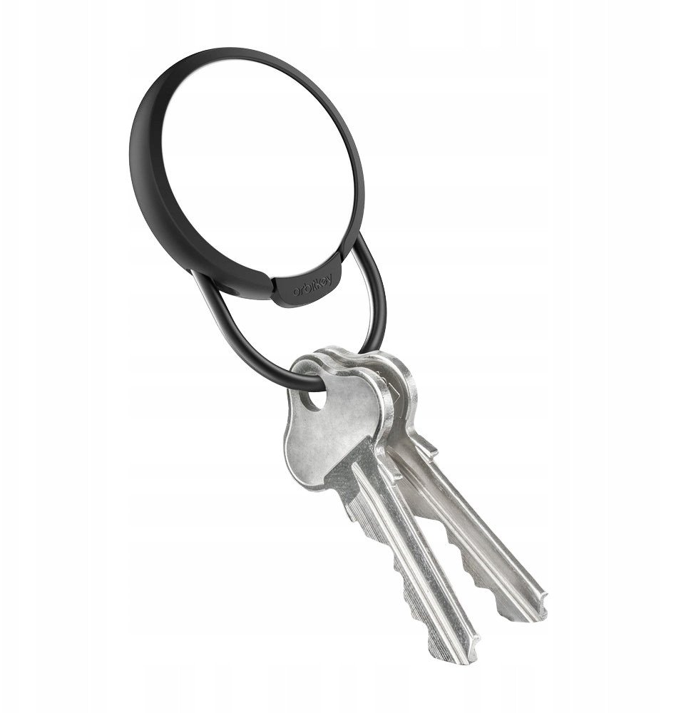 Orbitkey Slim Case for AirTag with key ring, black