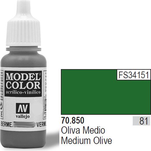 Vallejo VALLEJO Farba Nr81 Medium Olive 17ml - 70850