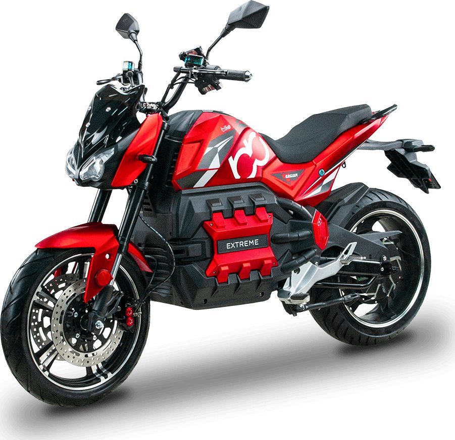 Bili Bike Extreme Motocykl elektryczny, 6000W, 50Ah, 80km/h, czerwony (BBSKUTER0006)