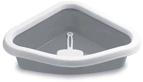 Corner poop toilet Sprint Corner 56x40x14cm white/grey 8003507966185