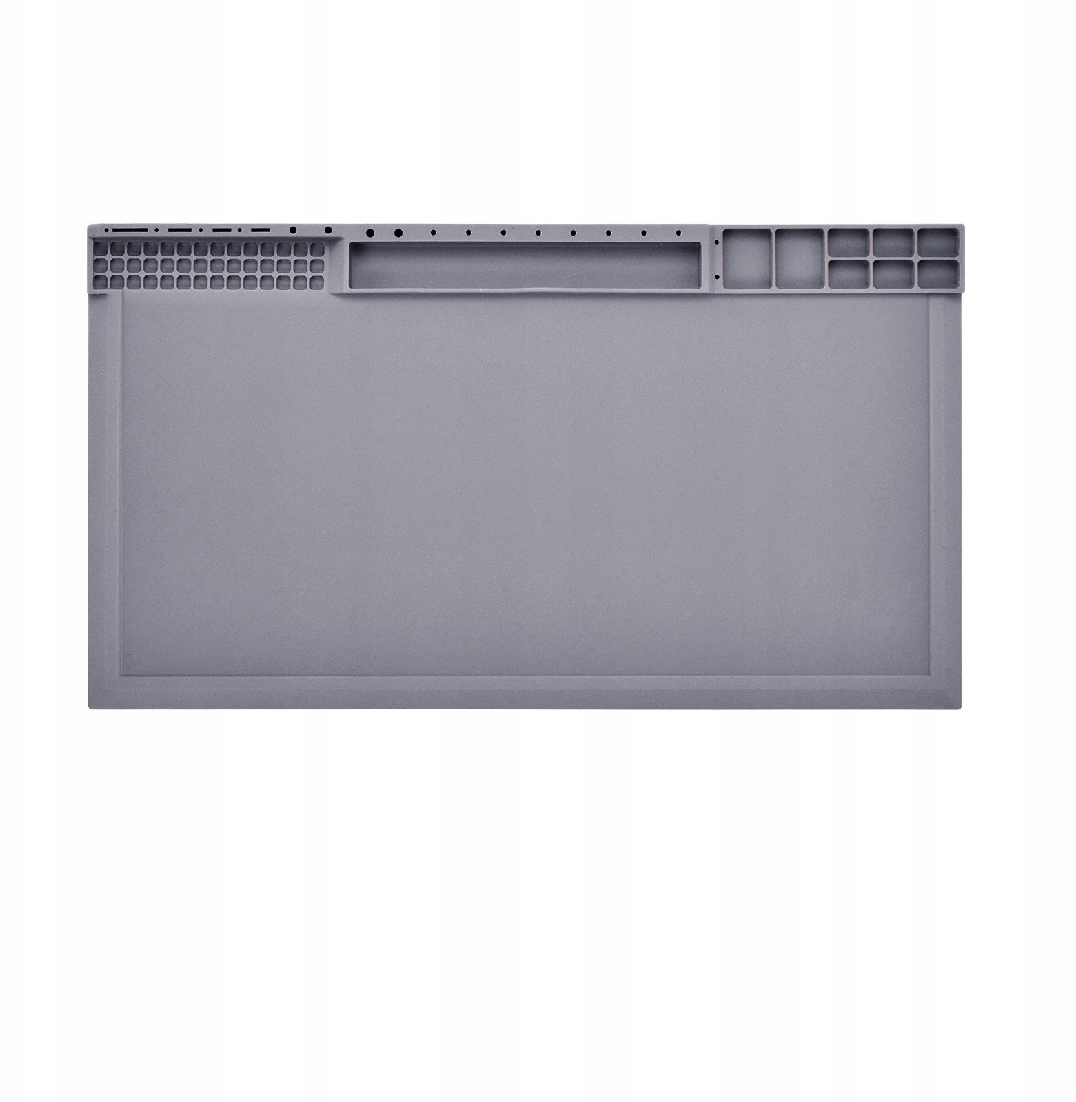Silikonowa Szara Mata Antystatyczna Stołowa 38x21cm Techrebal