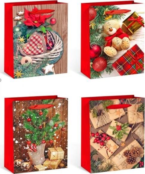 W&K Torebka upominkowa 2215 M - brokat