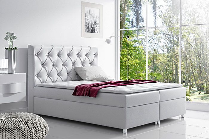 Elior Łóżko kontynentalne Clara 120x200 - 44 kolory