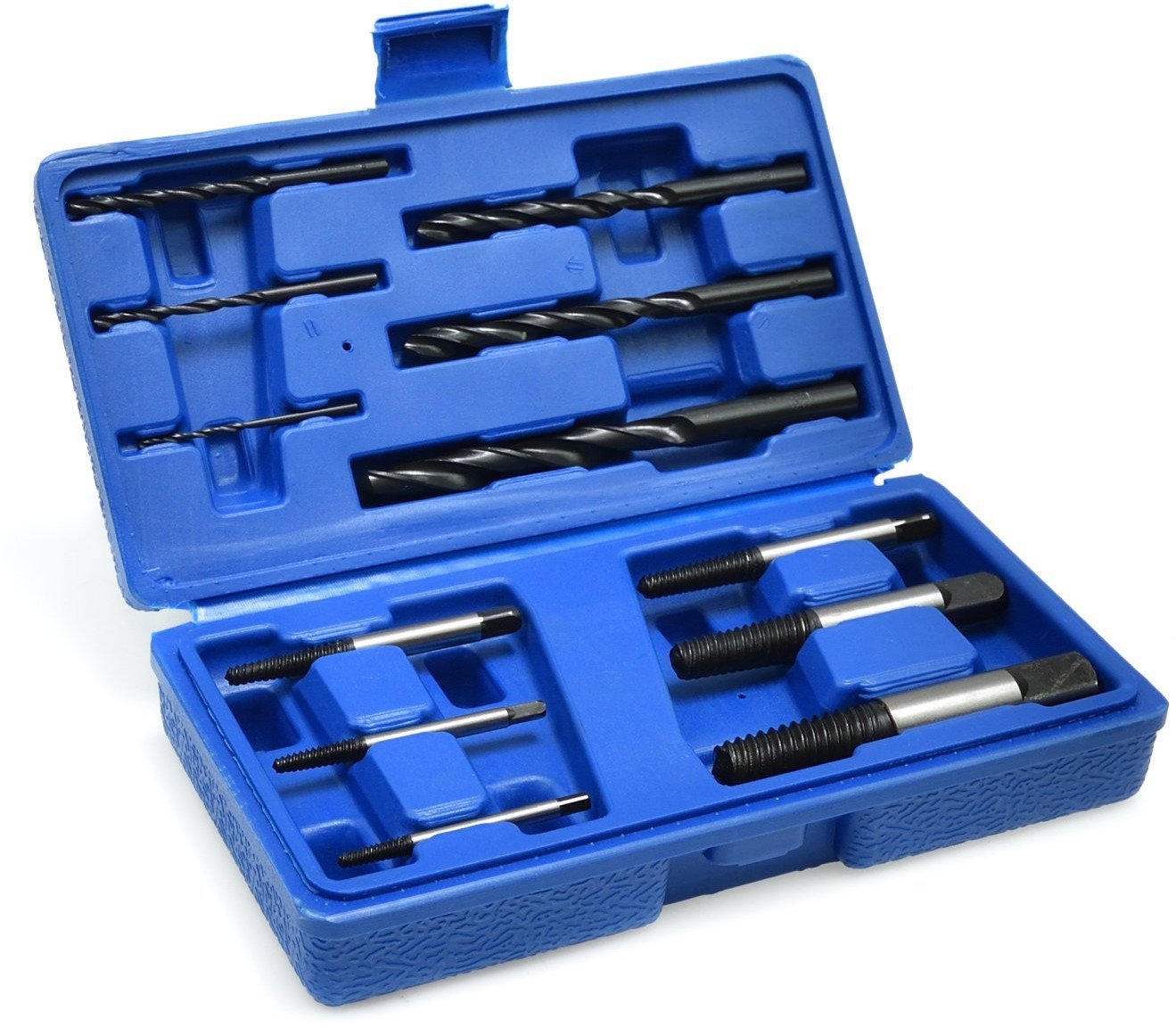 Wykrętaki do zerwanych śrub + wiertła HSS 12el.(40)