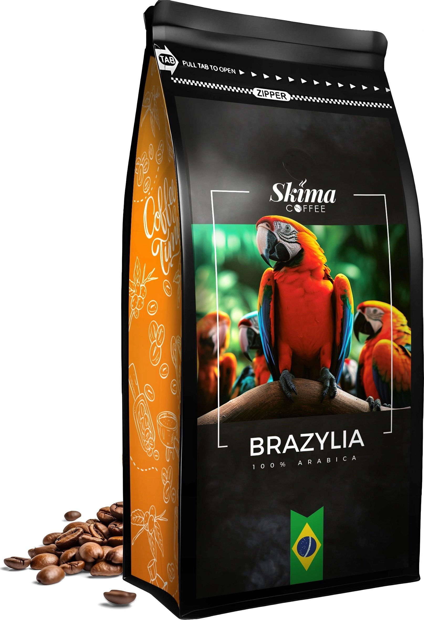 Kawa ziarnista SkimaCoffee Brazylia 1 kg