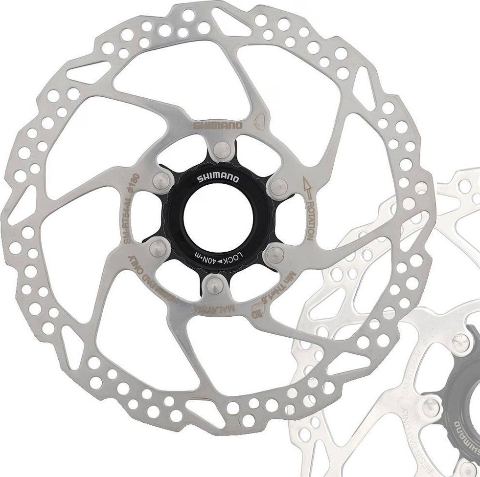 Shimano Tarcza hamulcowa Shimano SM-RT54-M 180mm, Center Lock, pierścień E-Thru