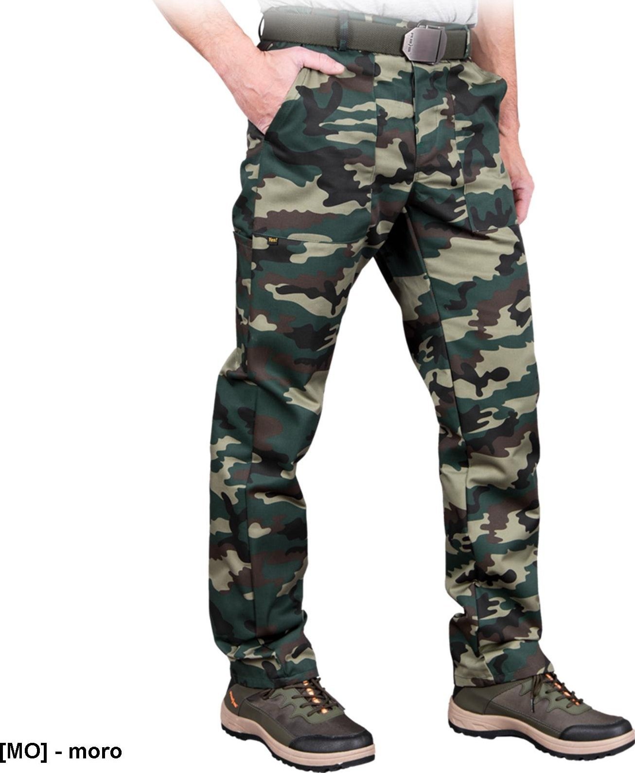 R.E.I.S. YES-T - spodnie ochronne do pasa - moro 54