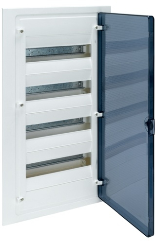 Hager Rozdzielnica modułowa GOLF 4x12 podtynkowa IP40 drzwi transparentne - VF412TD