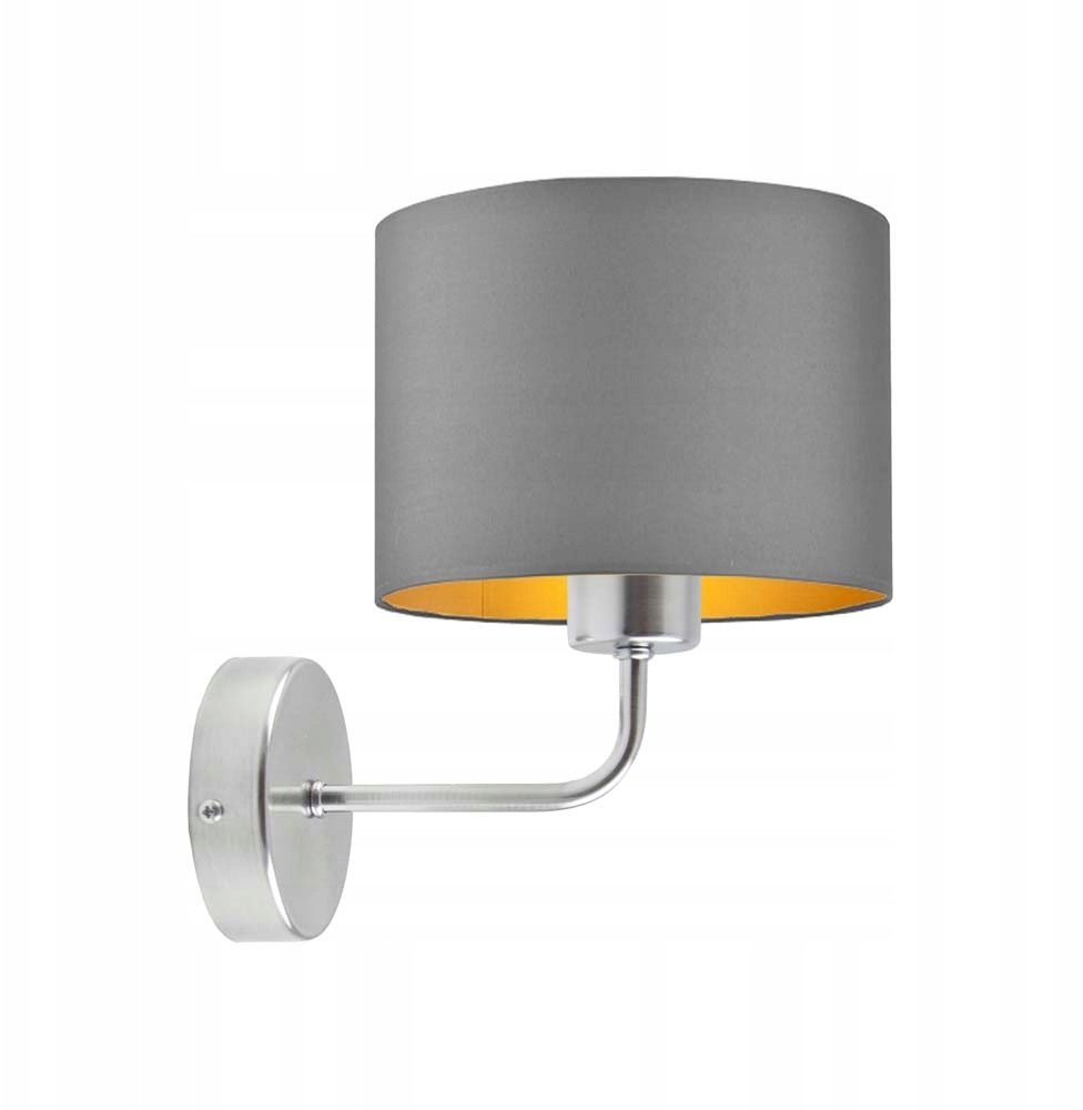 Elegancka lampka ścienna z abażurem MODENA GOLD