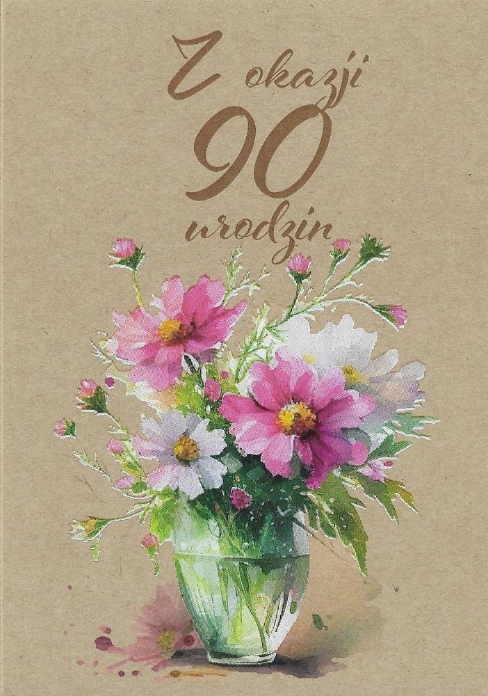 Kartka okolicznościowa Urodziny 90 EDUKAMP