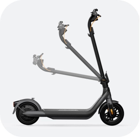 Ninebot by Segway Kickscooter E2 PRO E, Juodas | Segway