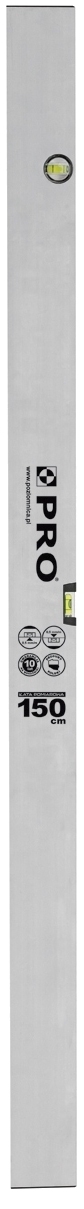 PRO Łata murarska ze wskaźnikiem poziomu i pionu 300cm (202-30)