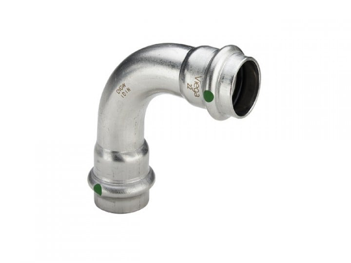 Viega Łuk 90° Ø=18mm inox - 435646