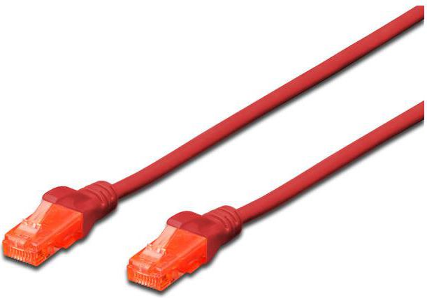 Digitus Patchcord U-UTP, Cat6, LSZH, 2m, czerwony (DK-1617-020/R)