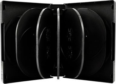 MediaRange MediaRange BOX18 opakowania na płyty CD Opakowanie na płytę DVD 12 dysków Czarny